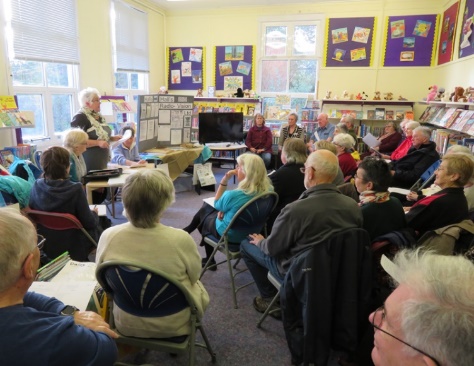 Freshwater & Totland Archive Group AGM Monday February 5th at Freshwater Library. There was a good attendance at the meeting - around 40 people crammed into the Children’s Library room!